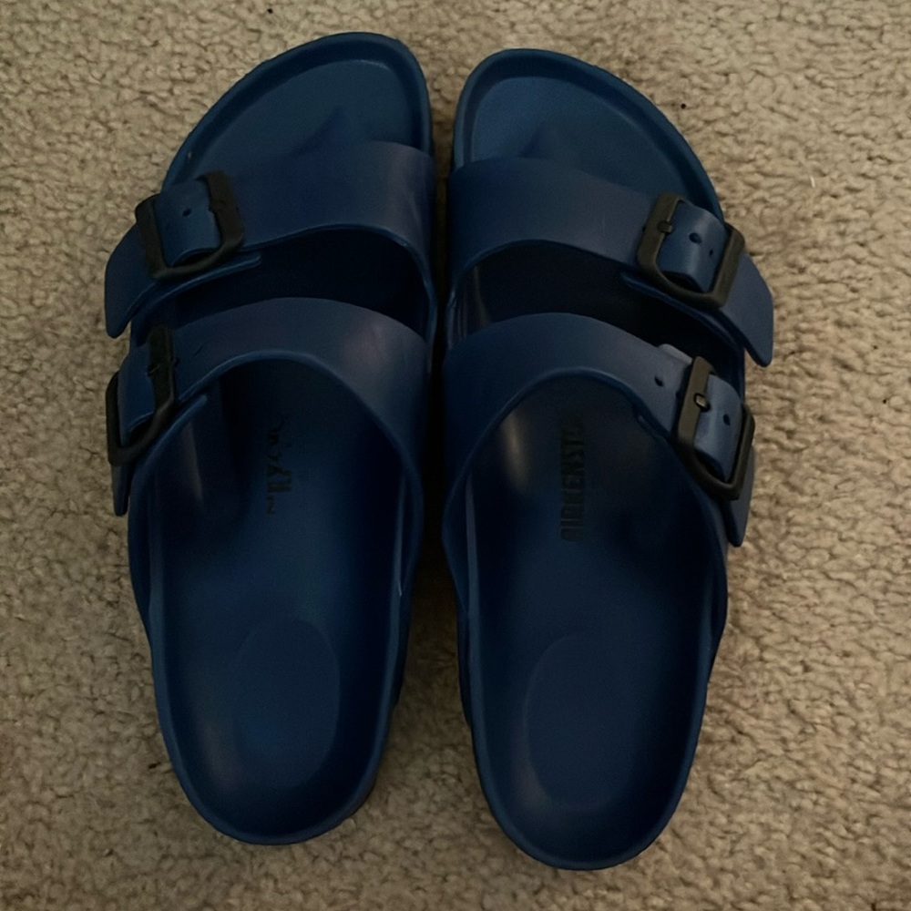 Navy Birkenstock Sandals
